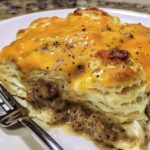 Sausage Gravy & Biscuits Casserole (or sausage-free)