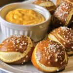 Soft Pretzel Bites with Cheese Dip