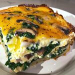 Spinach Mushroom Breakfast Casserole
