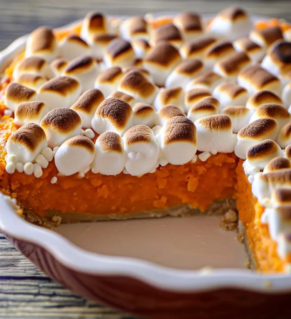 Sweet Potato Casserole with Marshmallows
