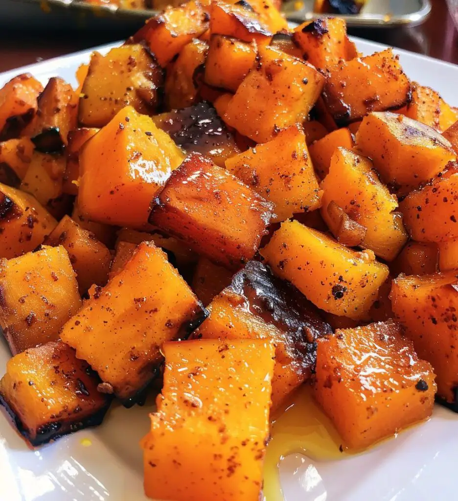 Sweet & Savory Roasted Butternut Squash