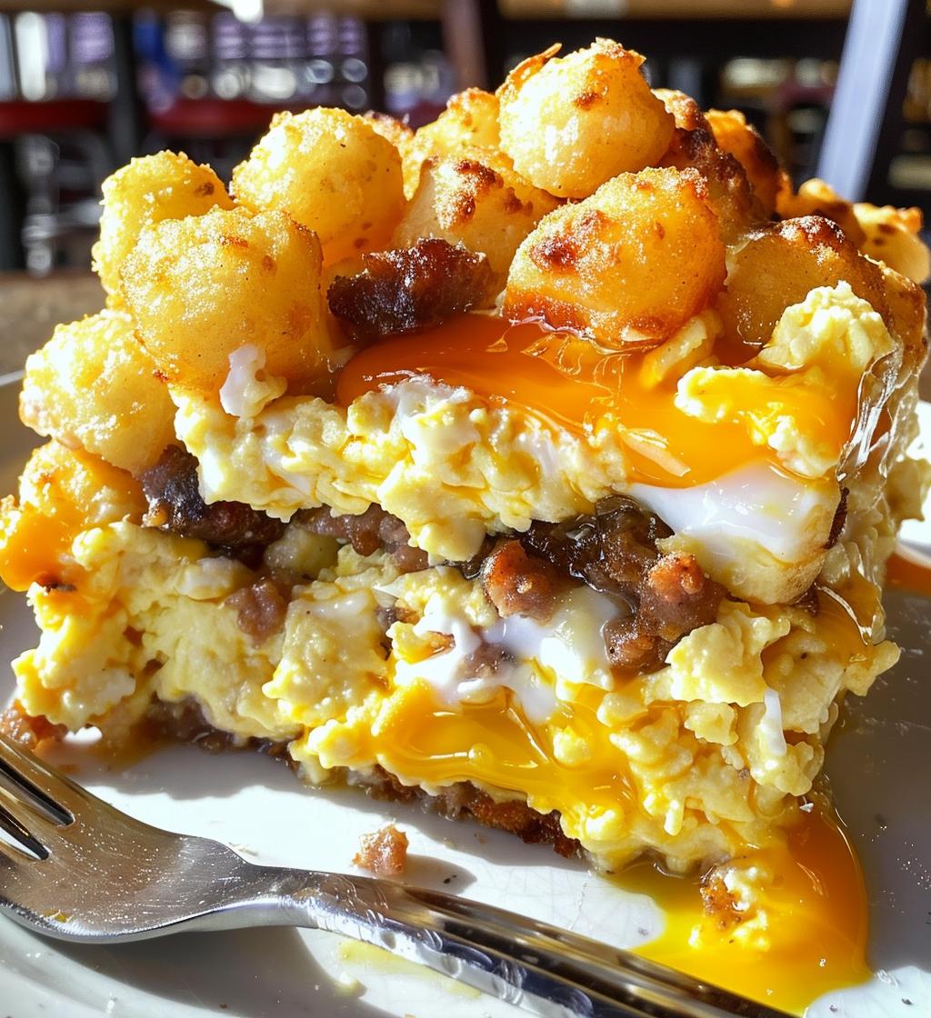 Tater Tot Breakfast Casserole