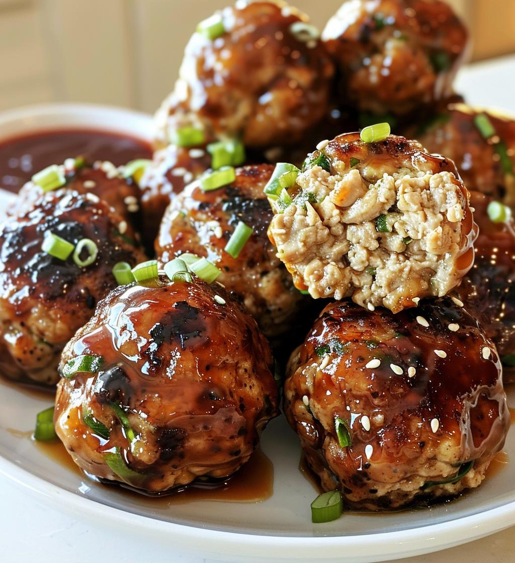 Teriyaki Chicken Meatballs - detail 1
