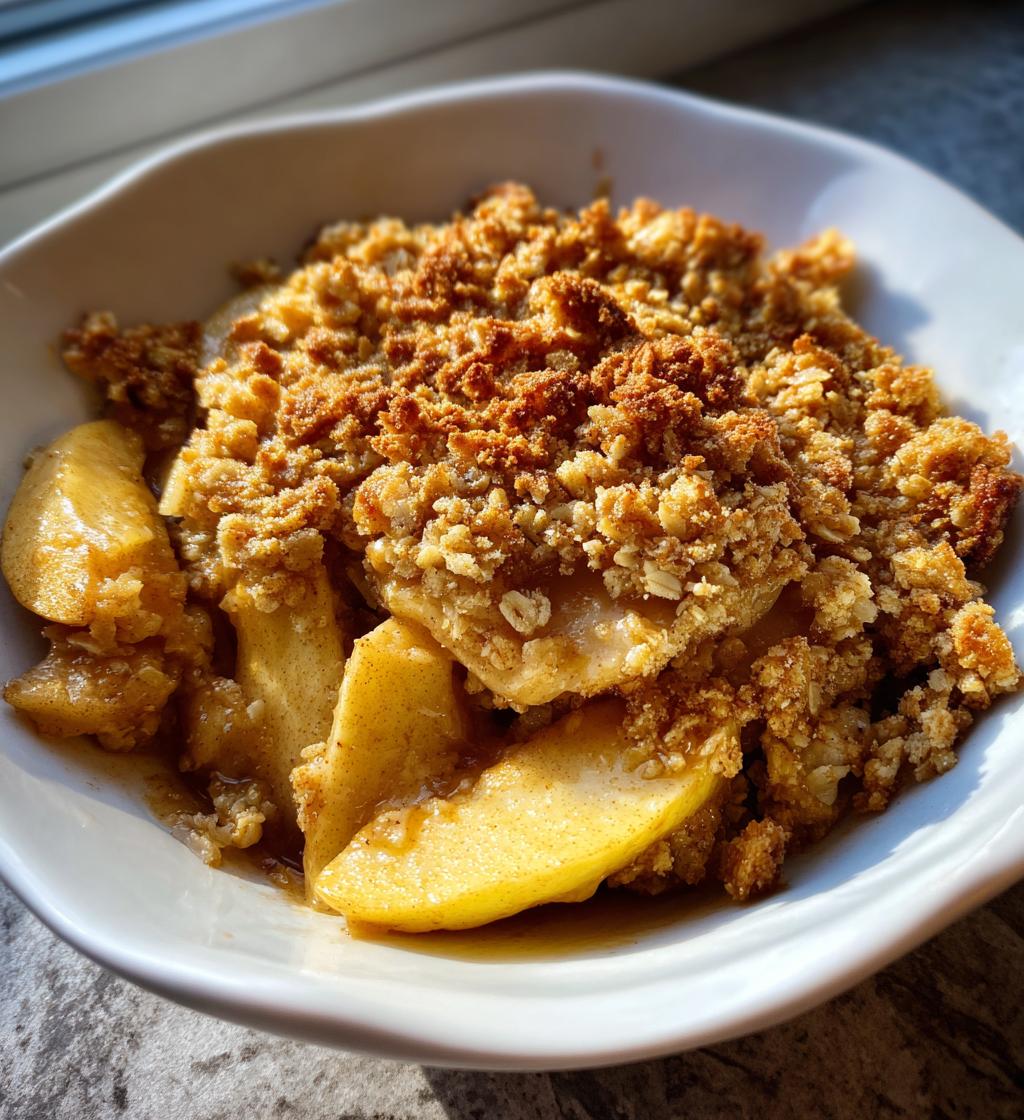 apple crisp without oats vegan - detail 1