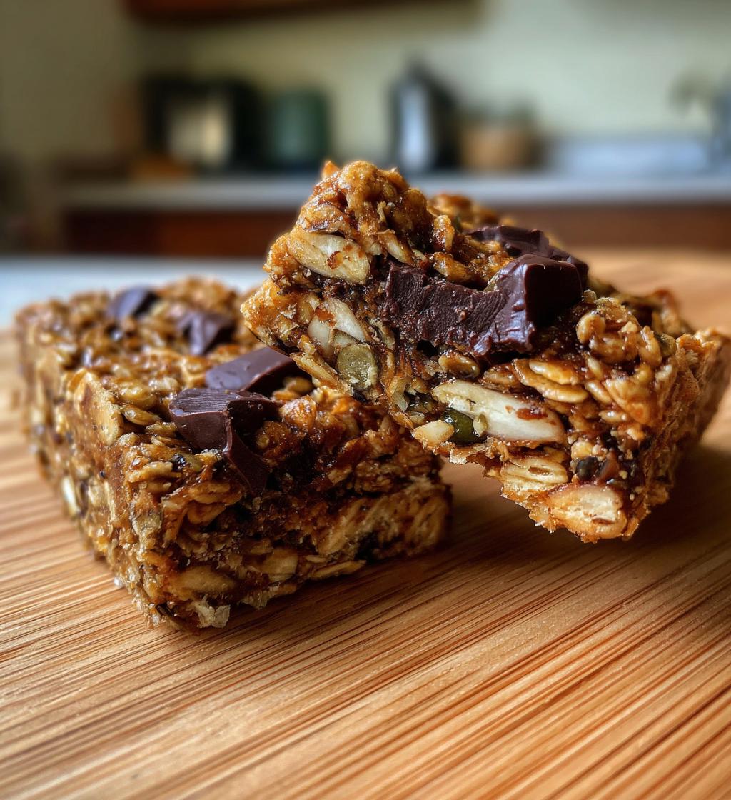 chocolate granola bars
