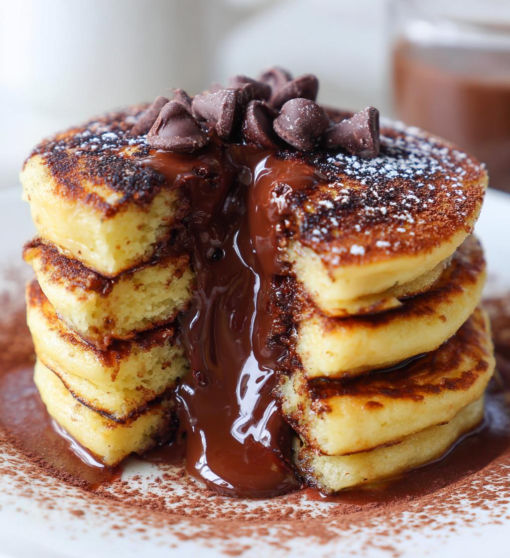 chocolate stuffed pancakes vegan gluten free - detail 1