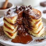 chocolate stuffed pancakes vegan gluten free