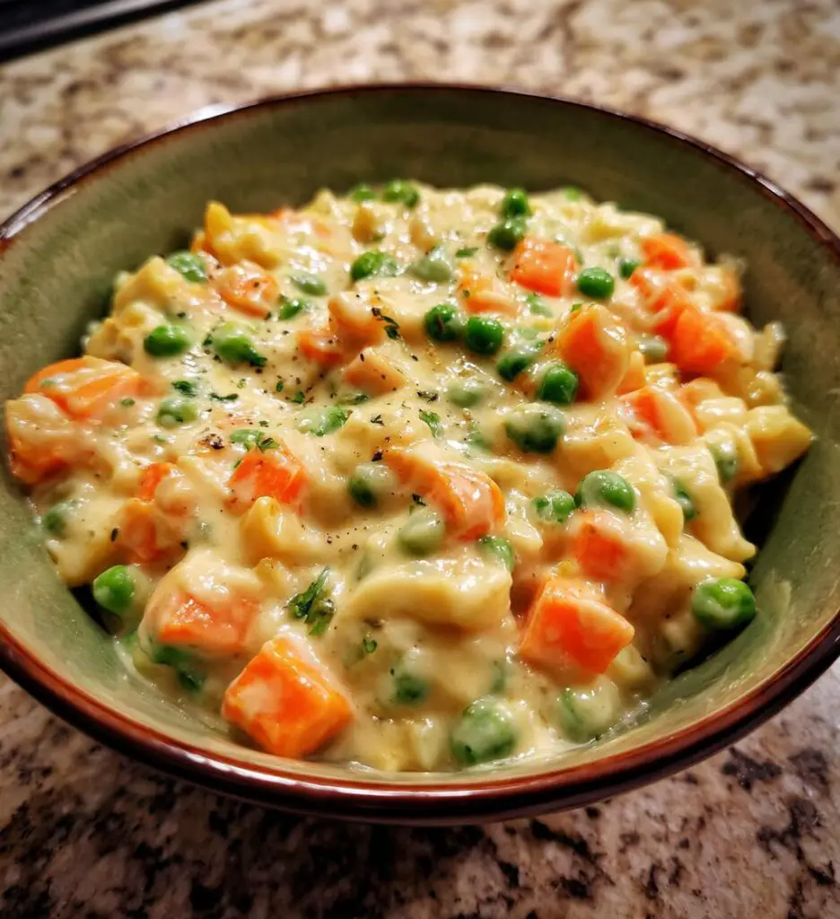 creamed peas and carrots