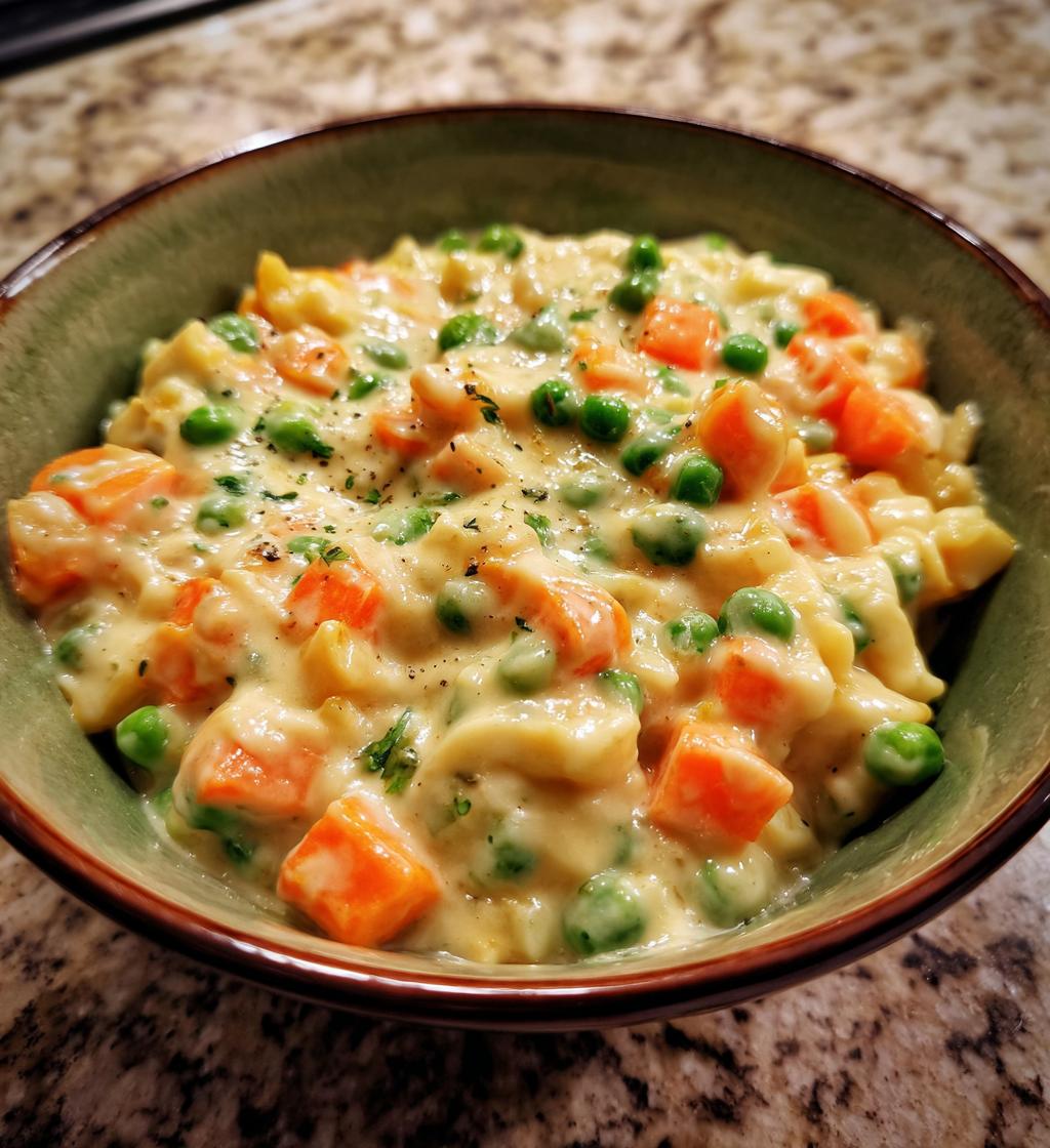 creamed peas and carrots