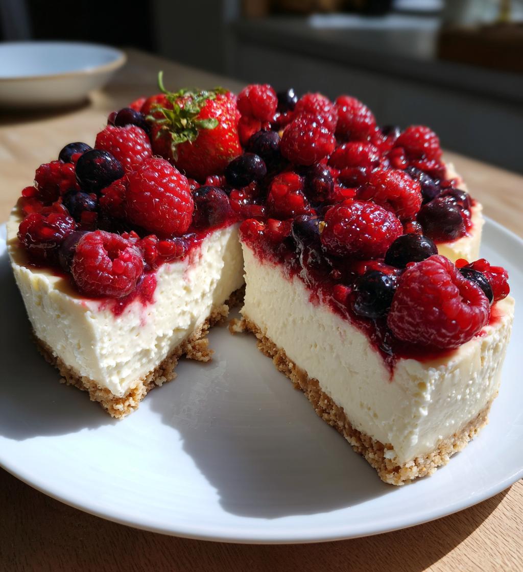 fruity cheesecake vegan recipe - detail 1