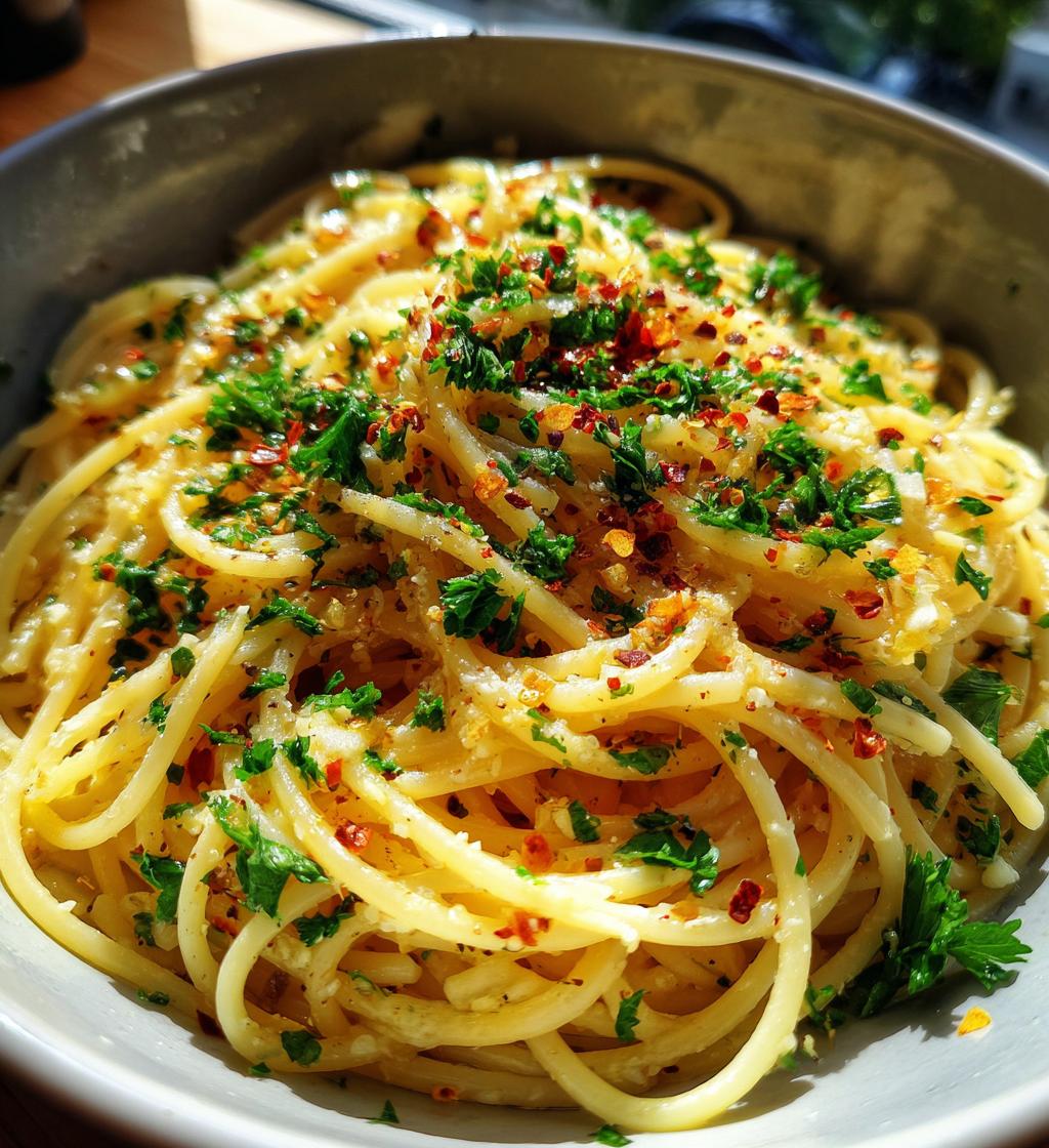 garlic butter pasta