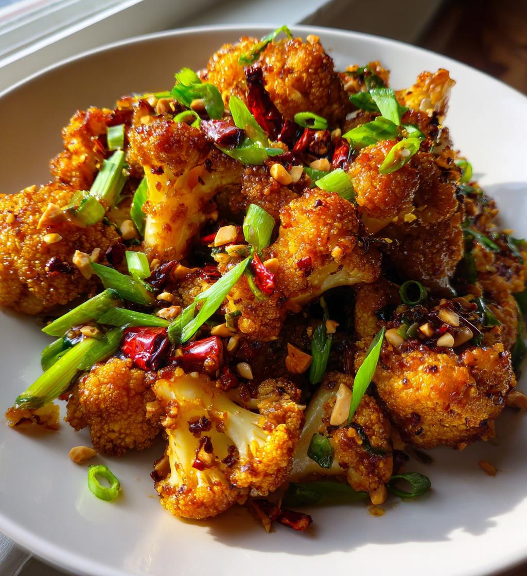 kung pao cauliflower - detail 1