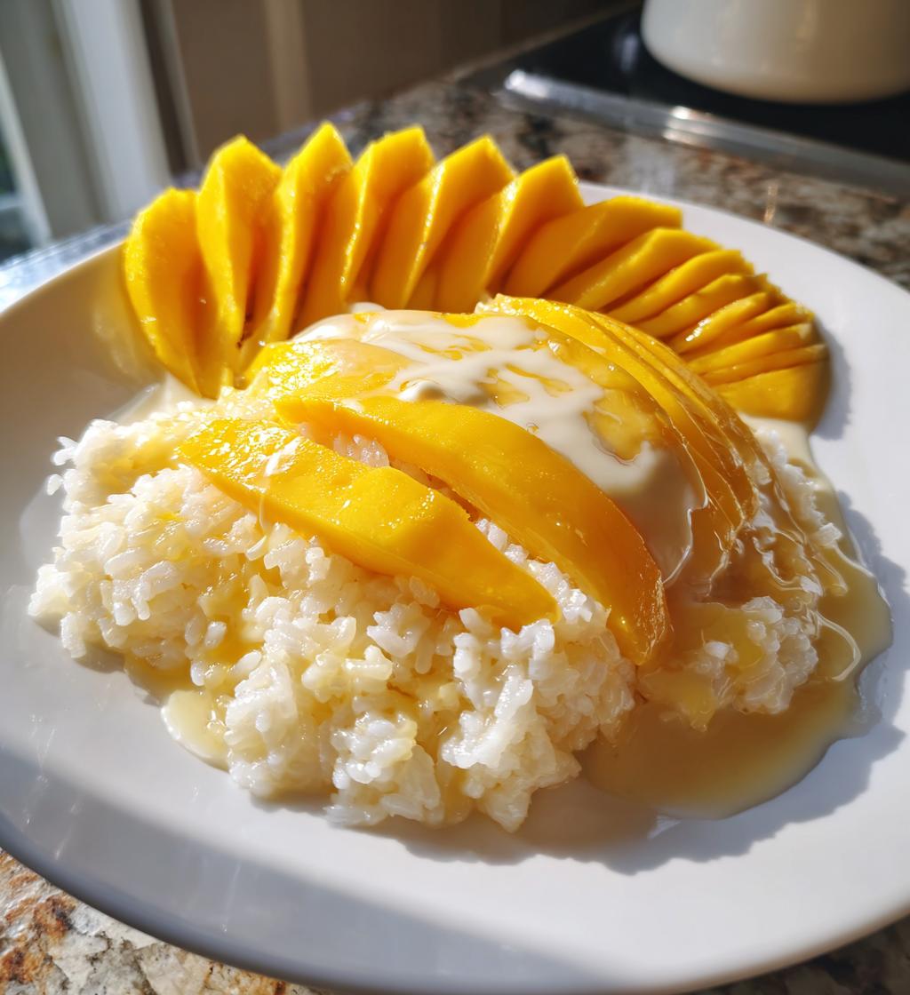 mango sticky rice recipe - detail 1