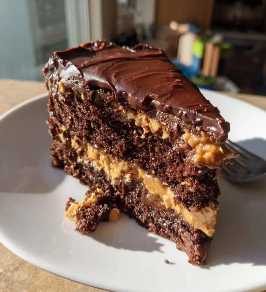 peanut butter chocolate cake vegan gluten free