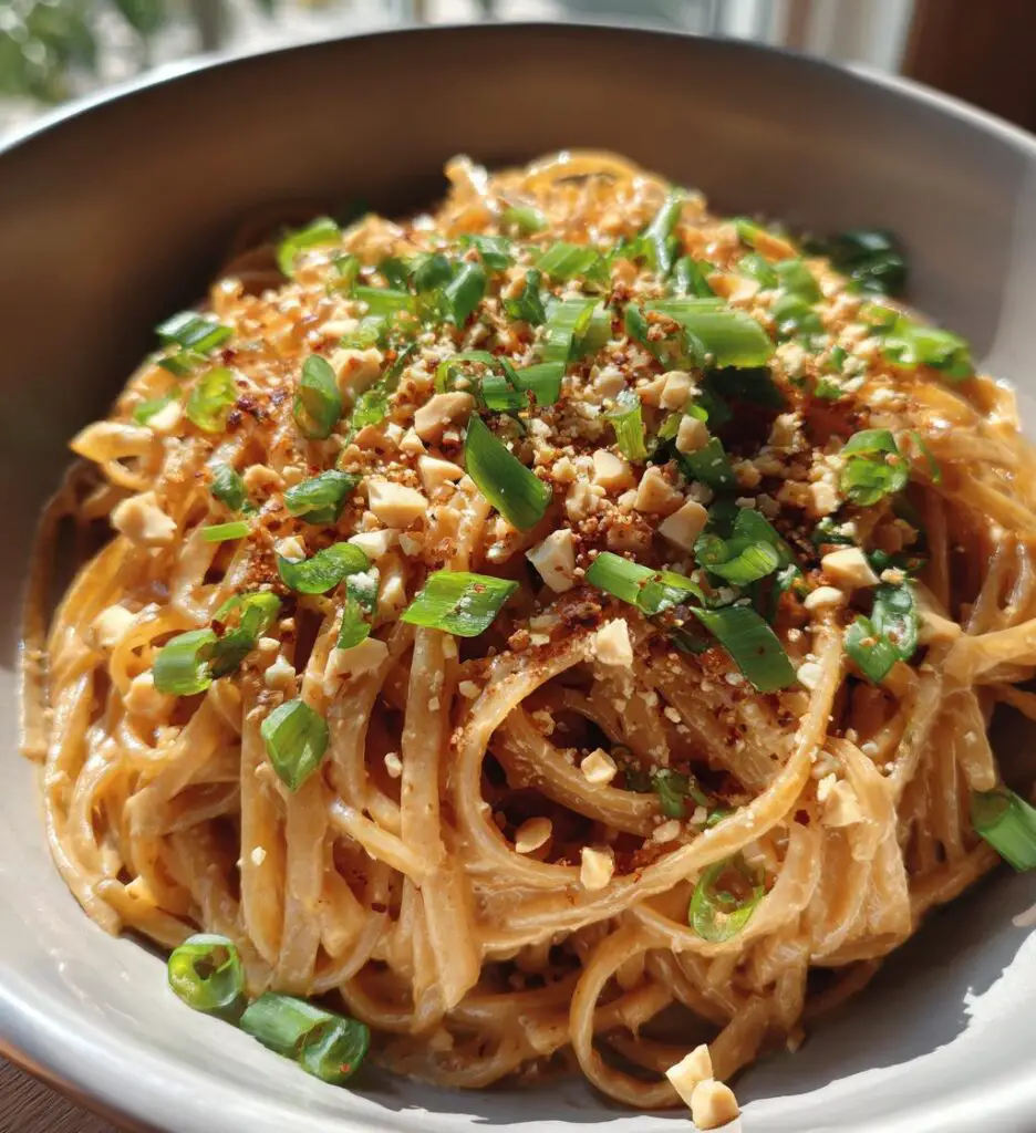 peanut butter noodles vegan recipe