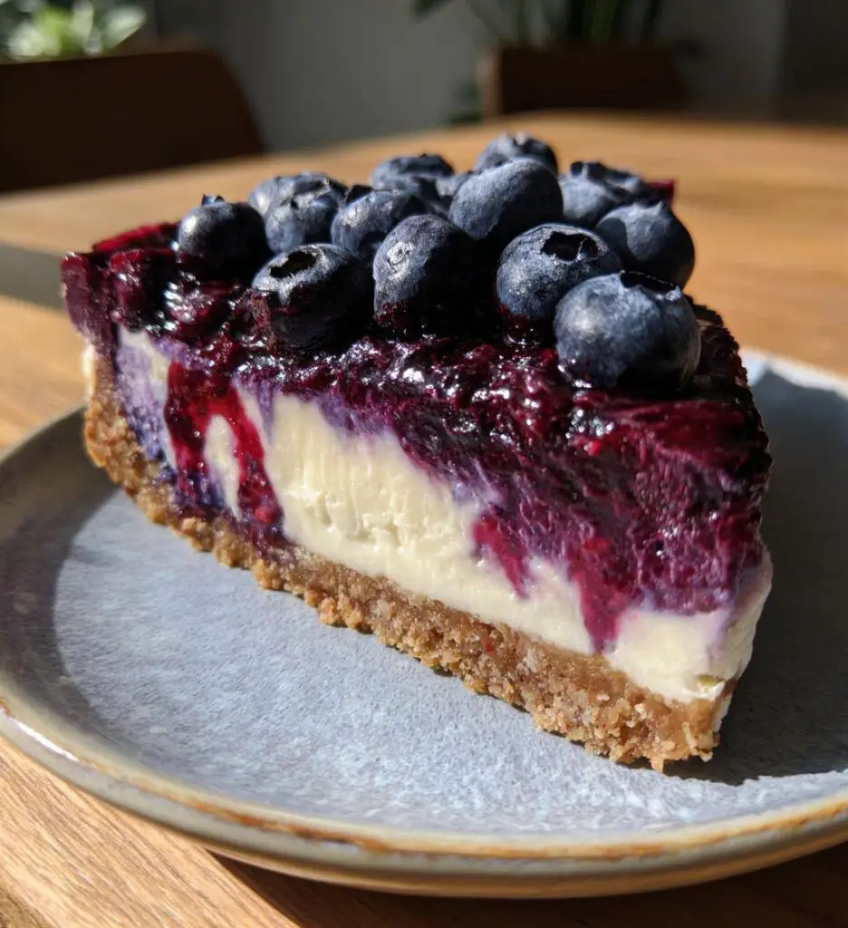 raw vegan blueberry cheesecake recipe