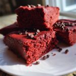 red velvet bars vegan gluten free