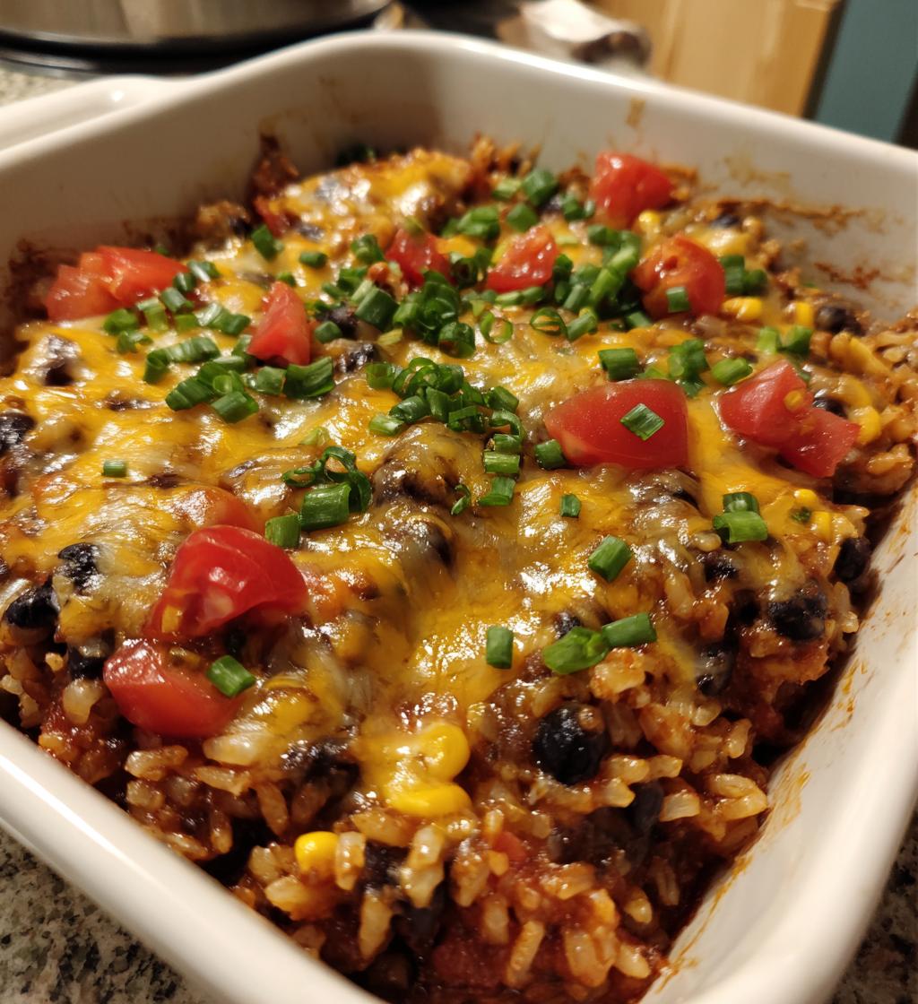 rice and bean casserole