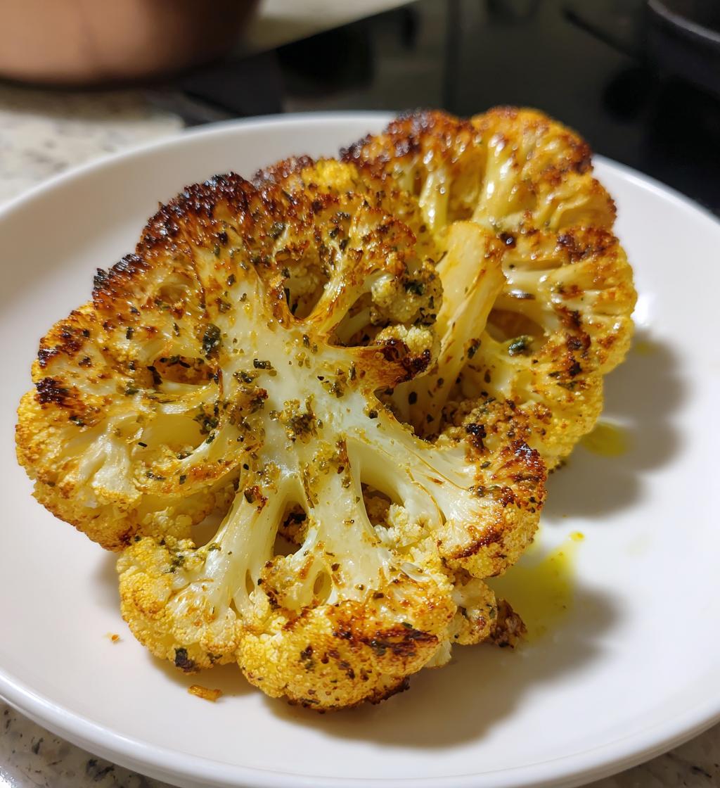 roasted cauliflower steaks