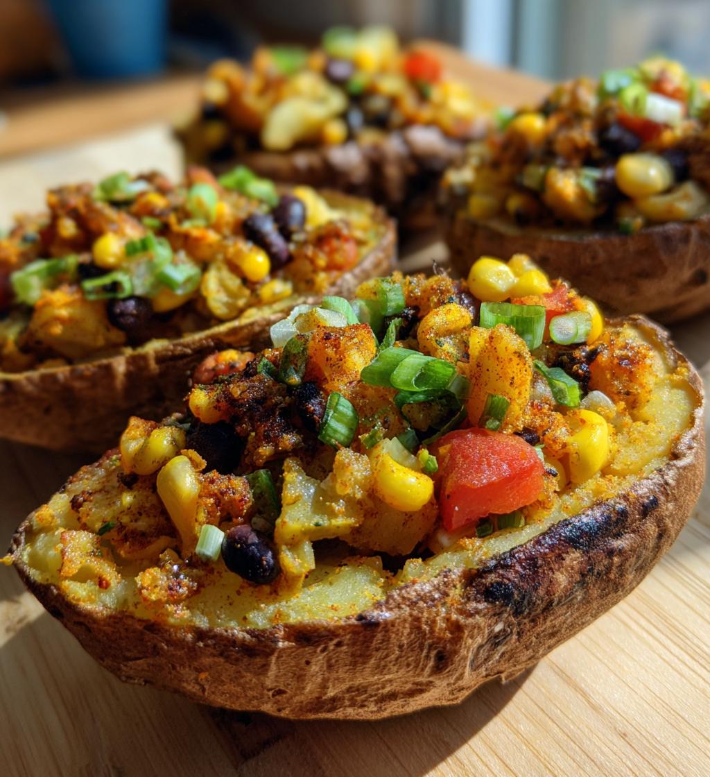 stuffed potato skins vegan gluten free