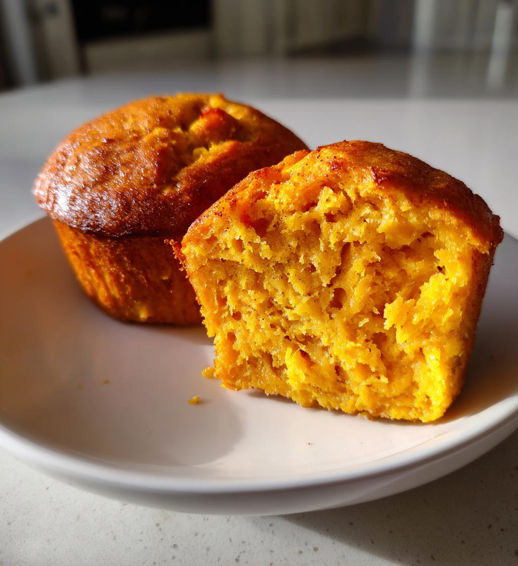 sweet potato muffins - detail 1