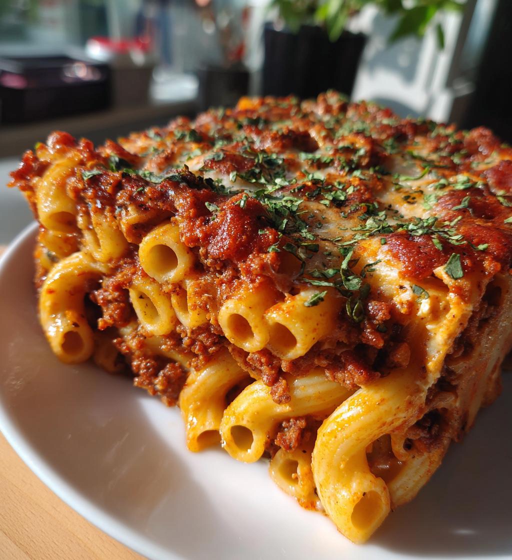 vegan baked ziti - detail 1