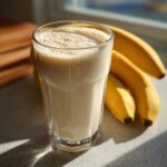 vegan banana milkshake