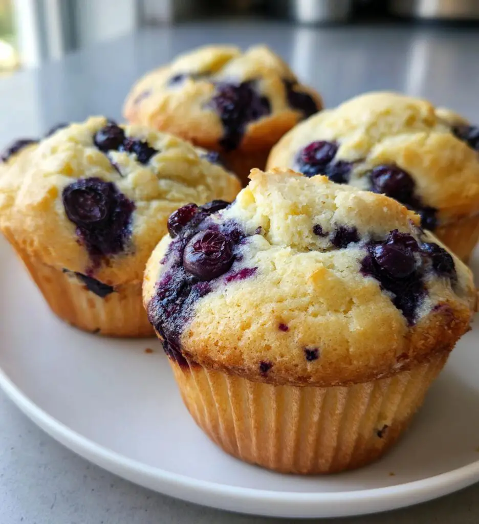vegan blueberry muffins