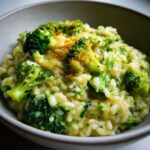 vegan broccoli risotto