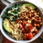 vegan buddha bowl roasted chickpeas