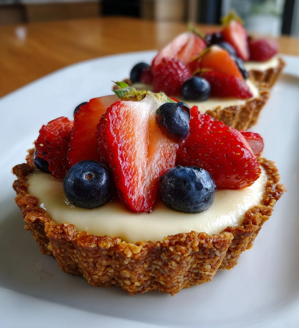 vegan cheesecake tarts gluten free recipe - detail 1