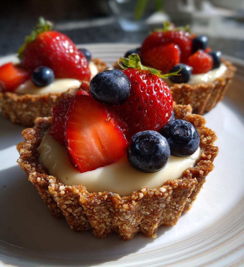 vegan cheesecake tarts gluten free recipe