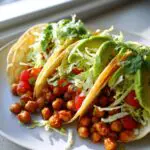 vegan chickpea tacos gluten free recipe