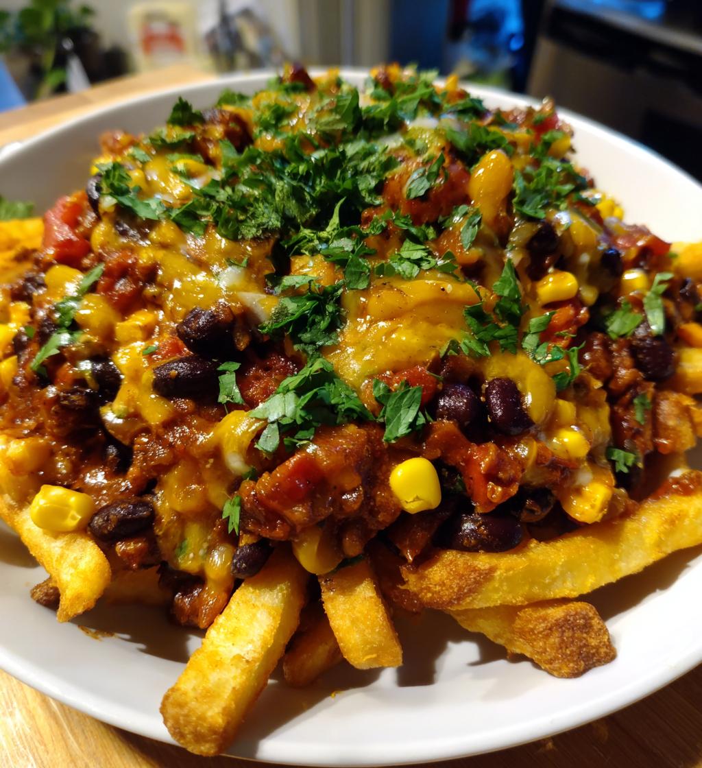 vegan chili cheese fries