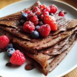 vegan chocolate crepes