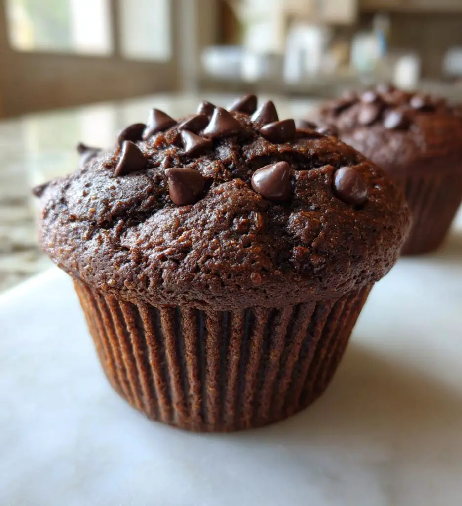 vegan chocolate muffins