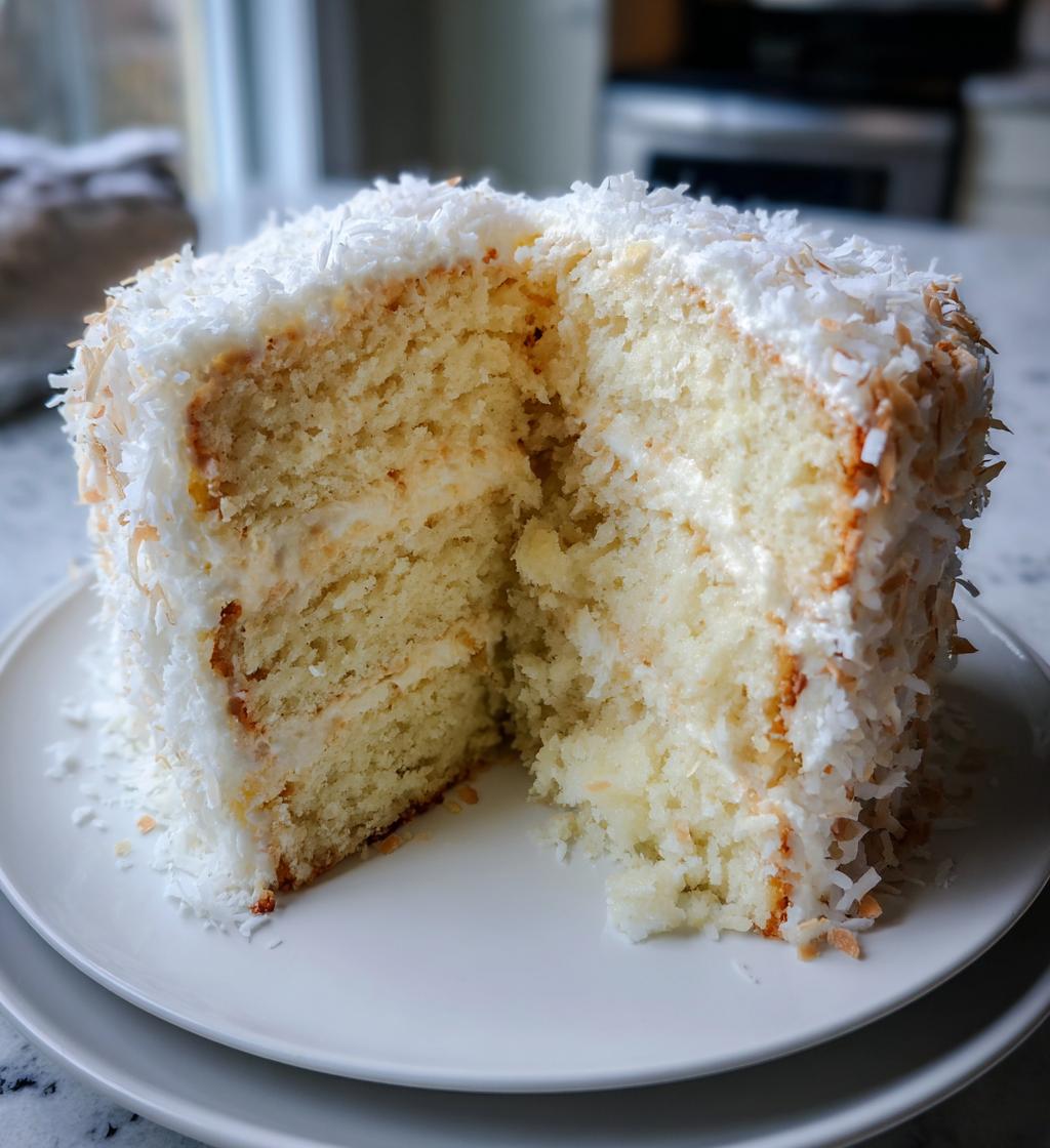 vegan coconut cake
