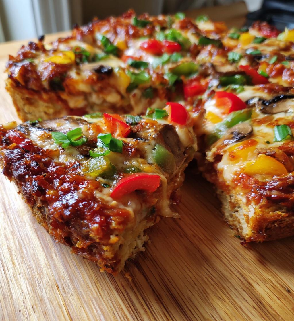 vegan deep dish pizza gluten free recipe - detail 1