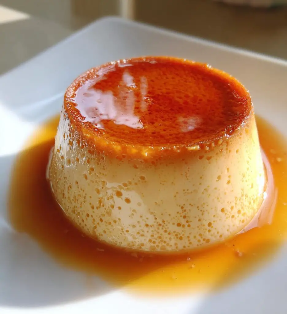vegan flan