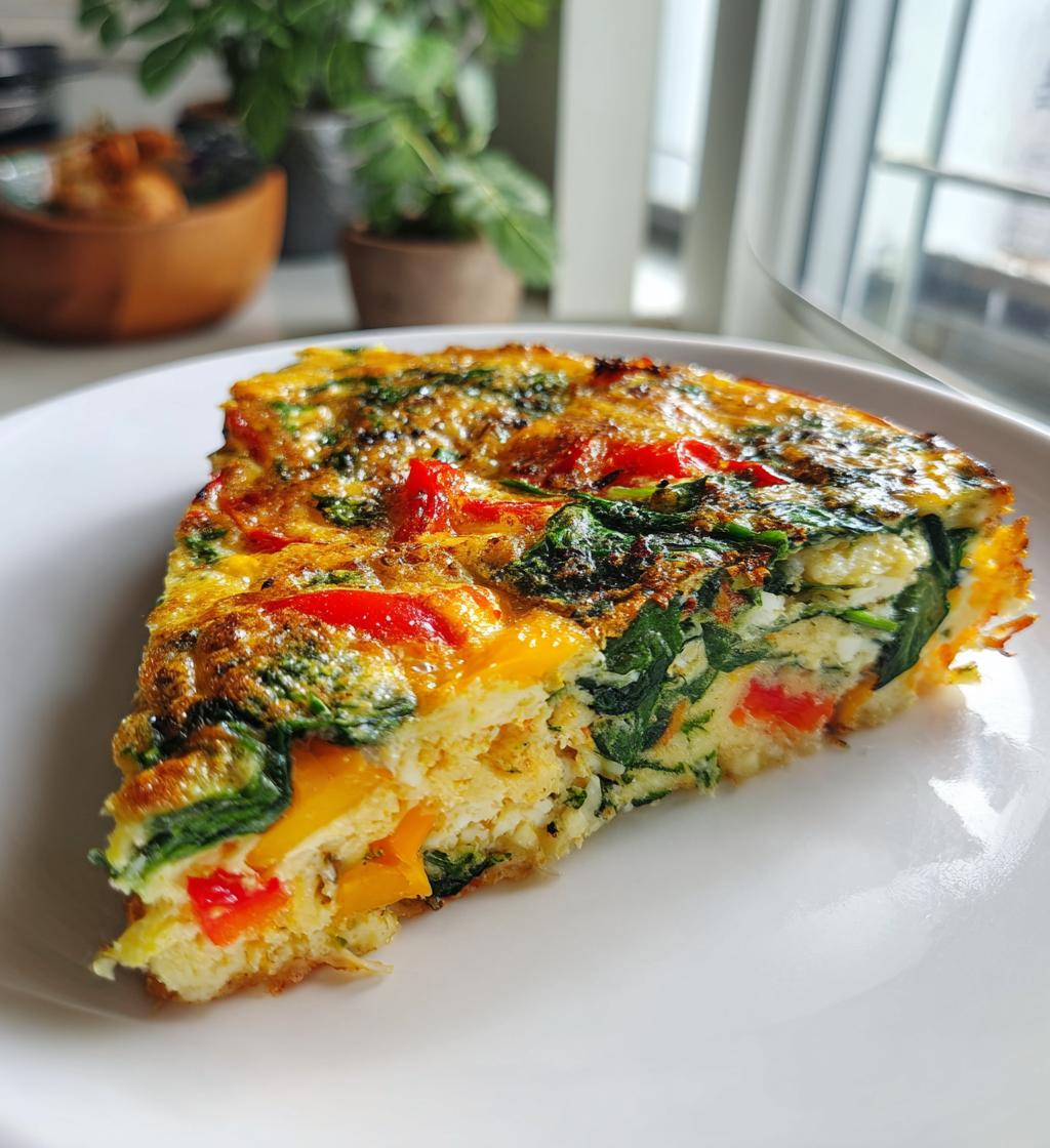 vegan frittata - detail 1