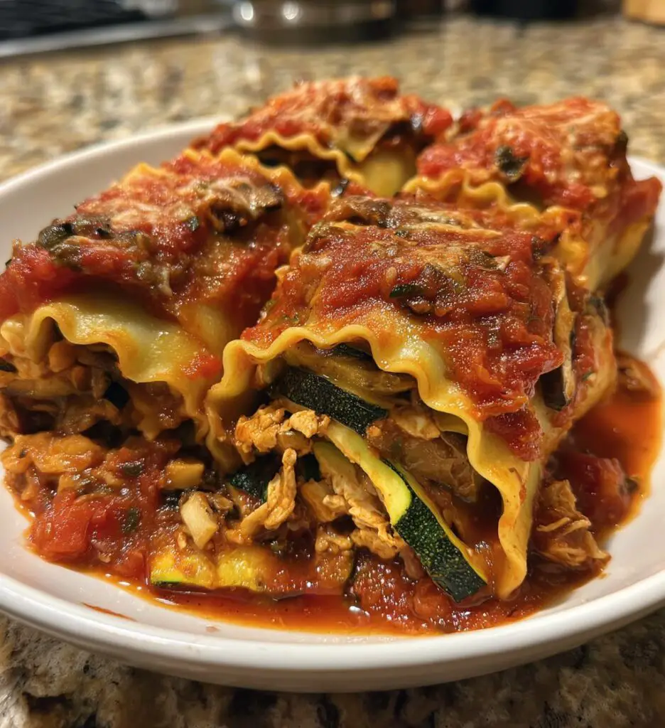 vegan lasagna roll ups