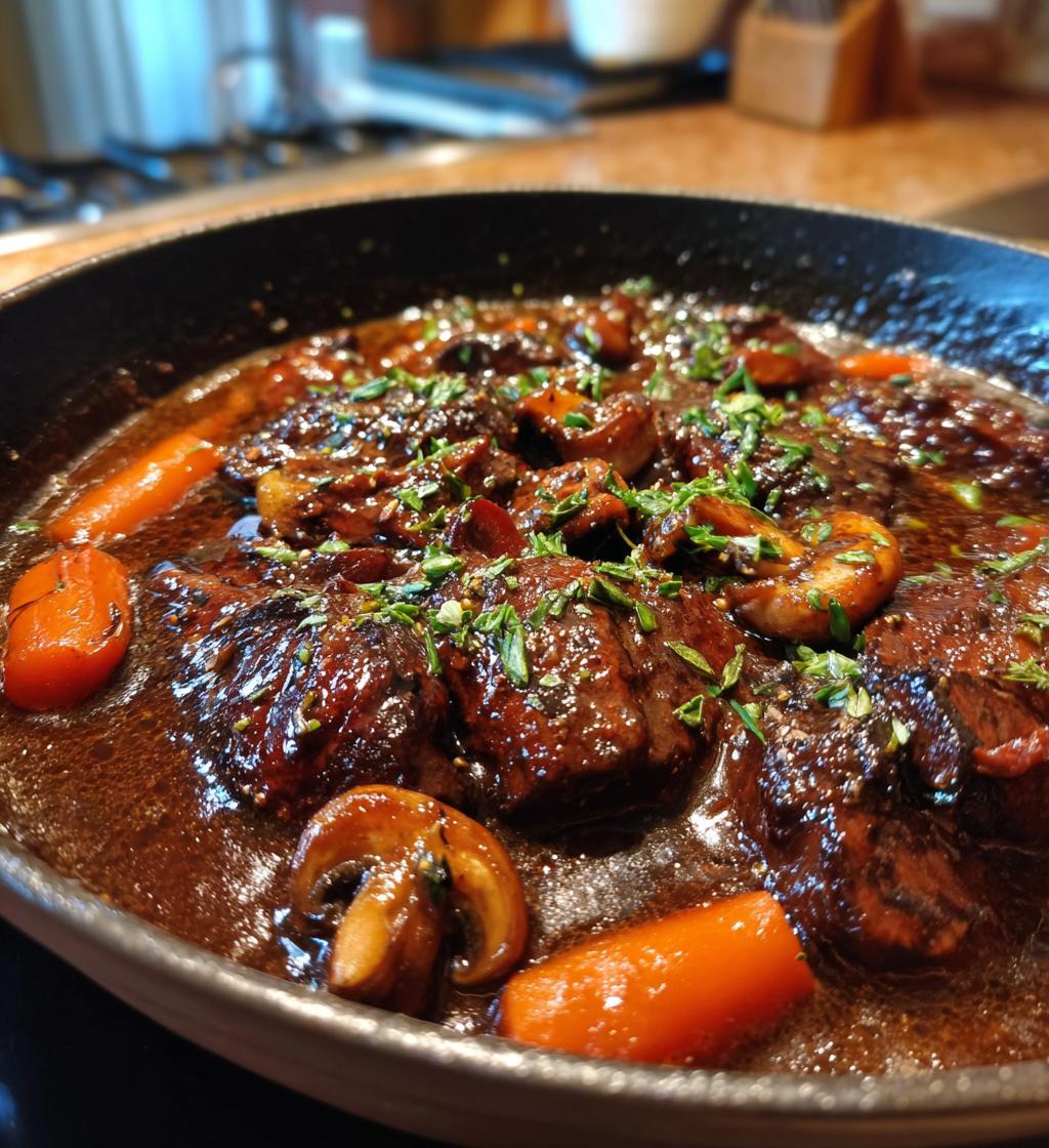 vegan mushroom bourguignon