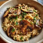 vegan mushroom risotto creamy recipe