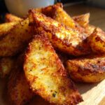 vegan parmesan potato wedges recipe
