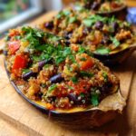 vegan stuffed eggplant