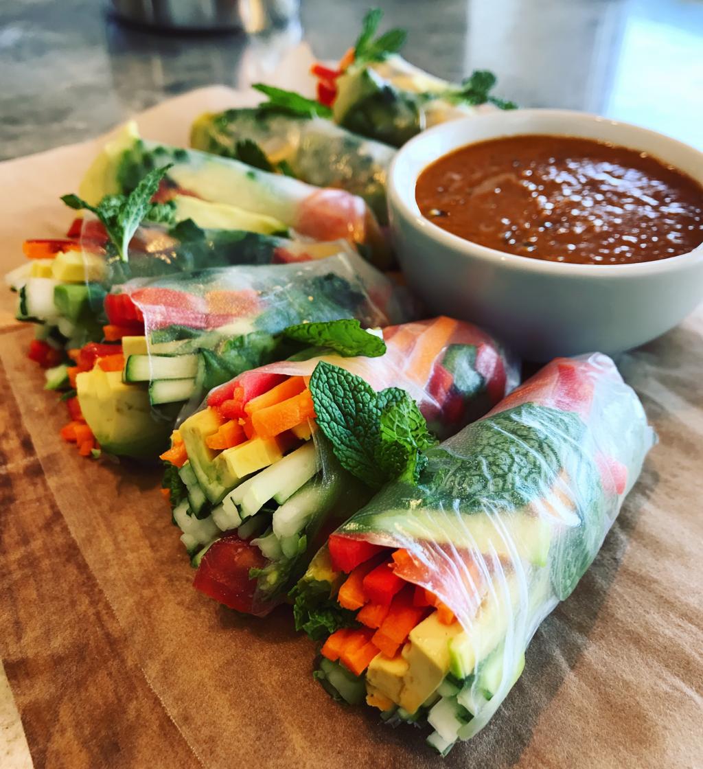 vegan summer rolls gluten free recipe