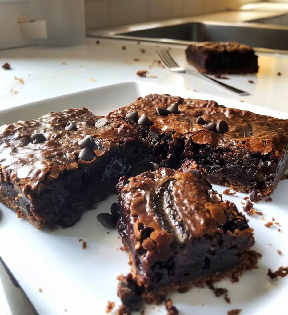 Banana Bread Brownie Bars