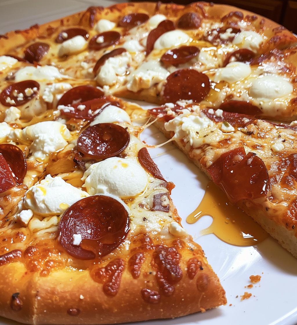 Boat-Ready Hot Honey Pizza with Ricotta & Pepperoni - detail 1