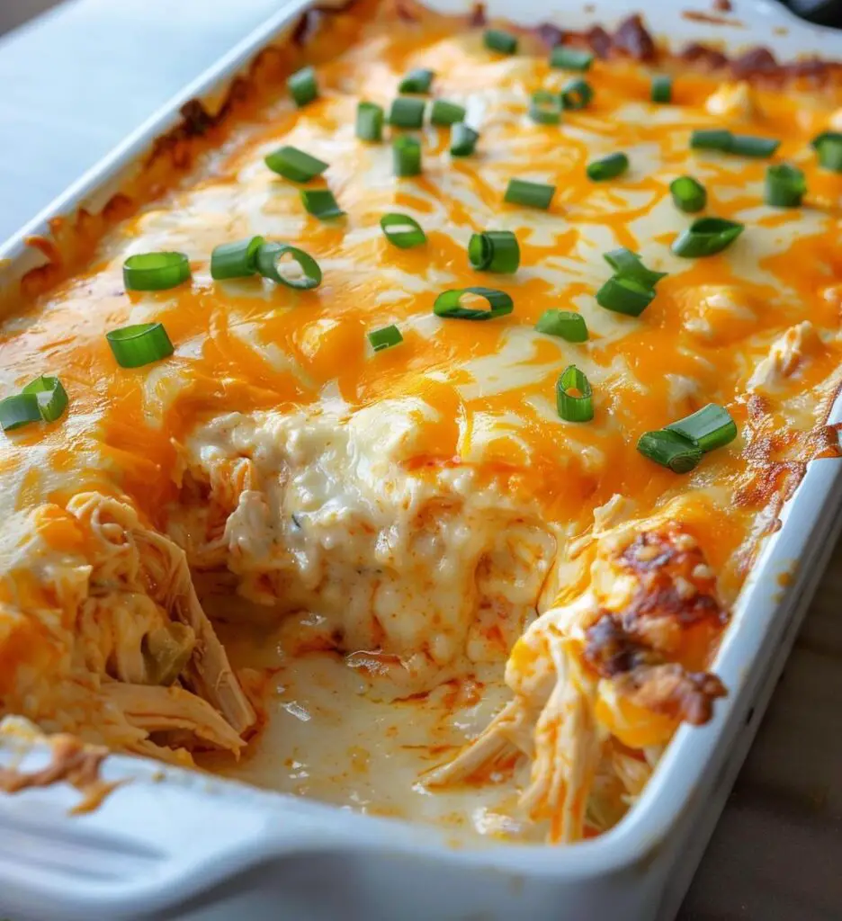 Buffalo Chicken Cheese Bake