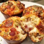 Carnivore Pizza Muffins